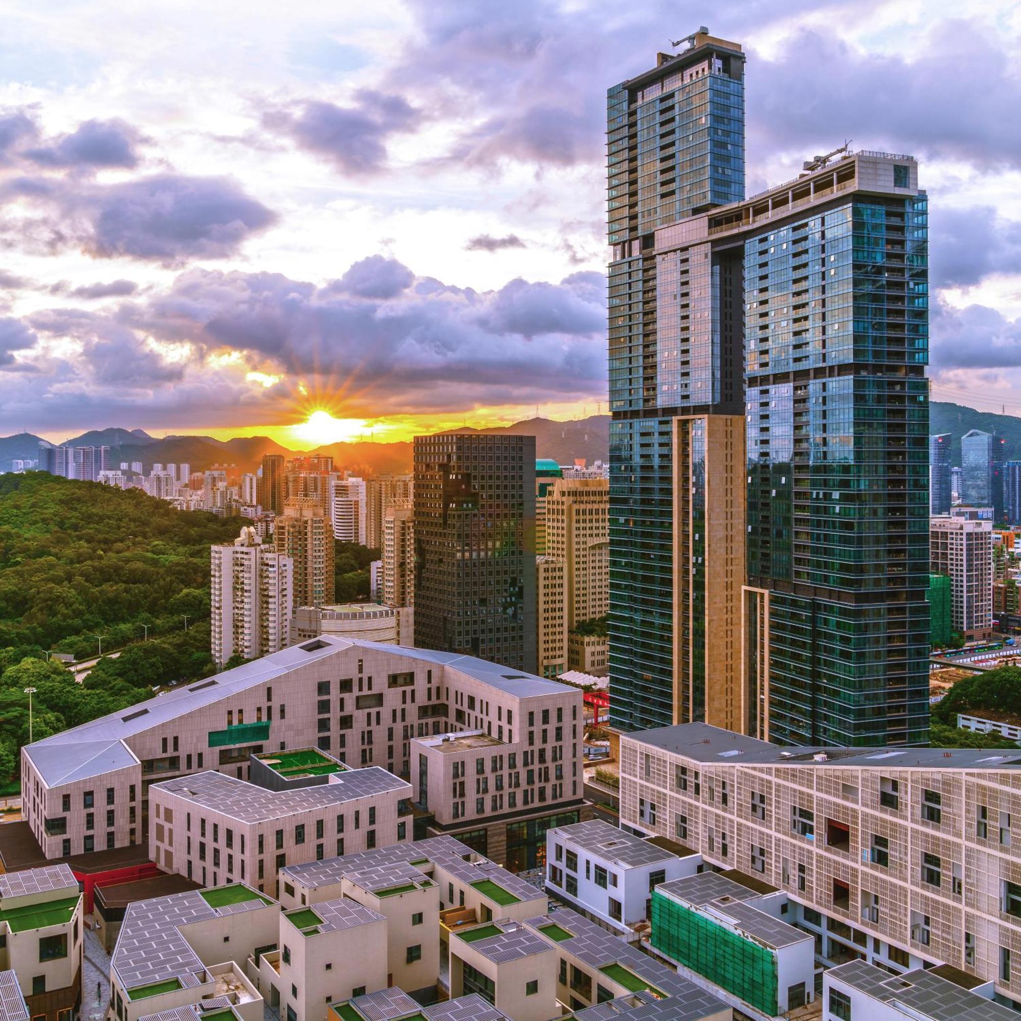Golden Central Hotel Serviced Residence-Xin Hao E Du Shenzhen Esterno foto
