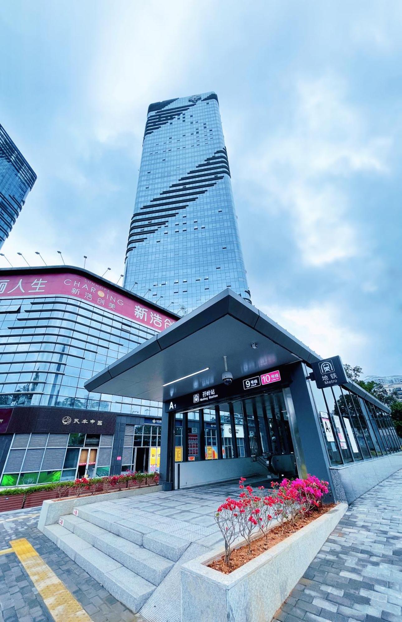 Golden Central Hotel Serviced Residence-Xin Hao E Du Shenzhen Esterno foto