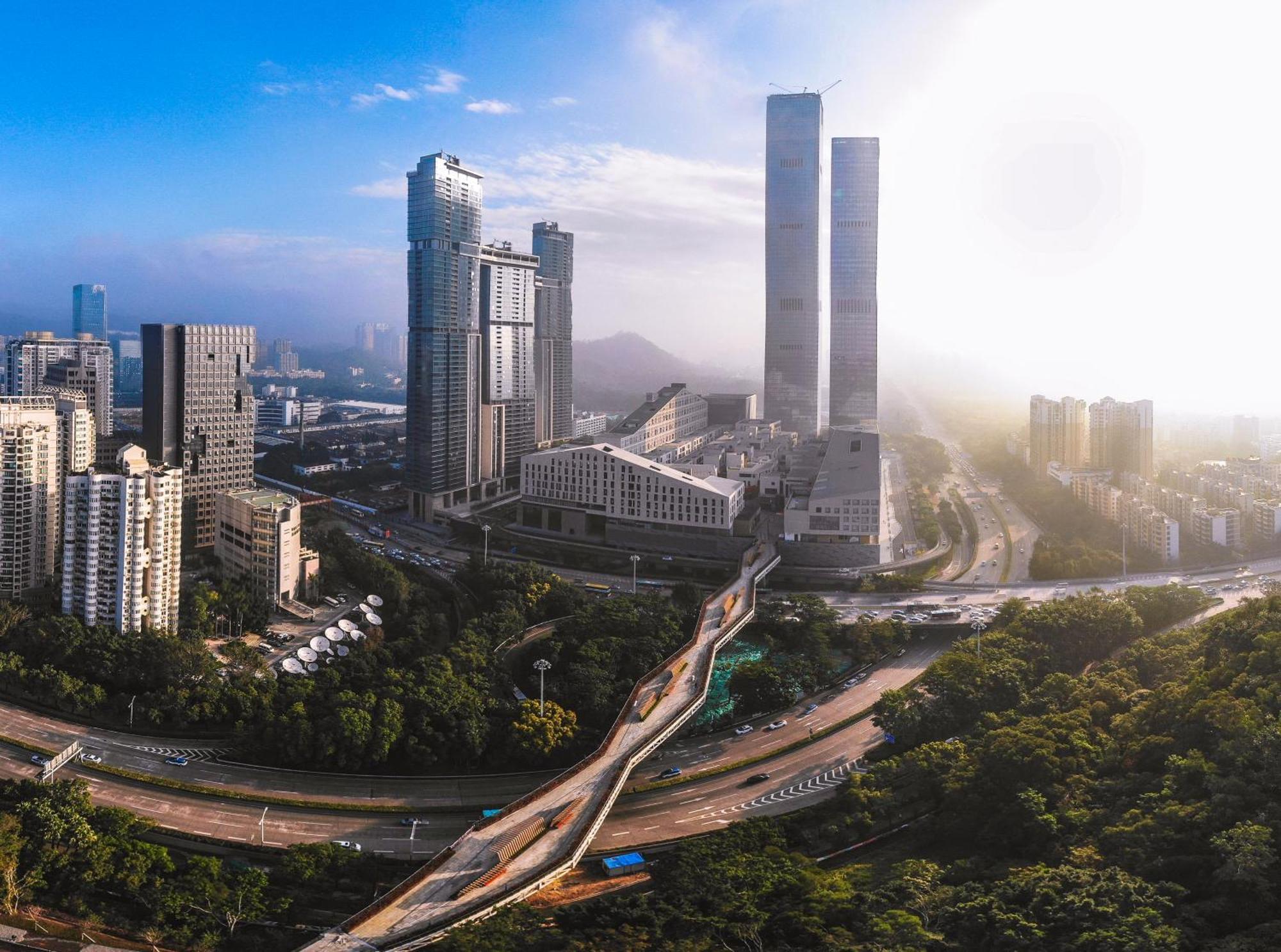 Golden Central Hotel Serviced Residence-Xin Hao E Du Shenzhen Esterno foto
